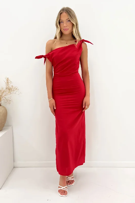 Trendy Threads Neela Maxi Dress Red