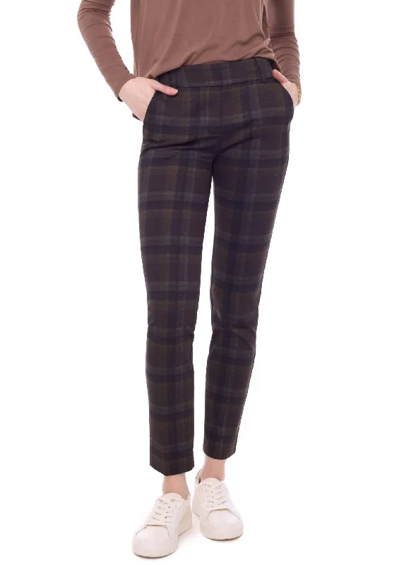 Seasonal Trends Bonnie Plaid Pant In Kodiak