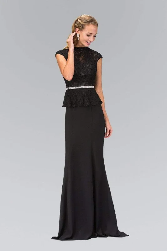 Best Online Clothing Boutiques Elizabeth K - GL1421 Laced High Neck Gown