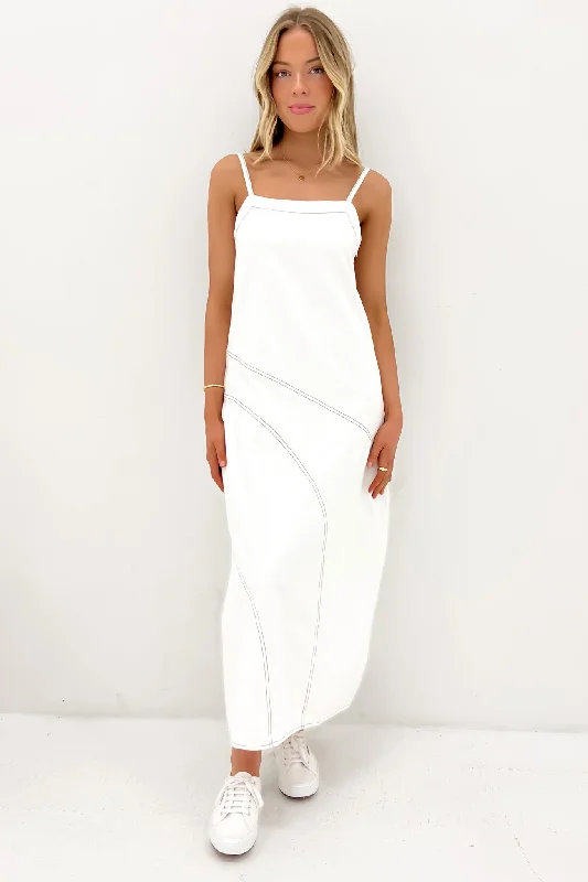 Versatile Style Wardrobe Lana Maxi Dress Vintage White