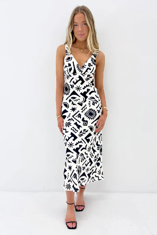 Special Offers, Don't Miss Array Maxi Dress Print