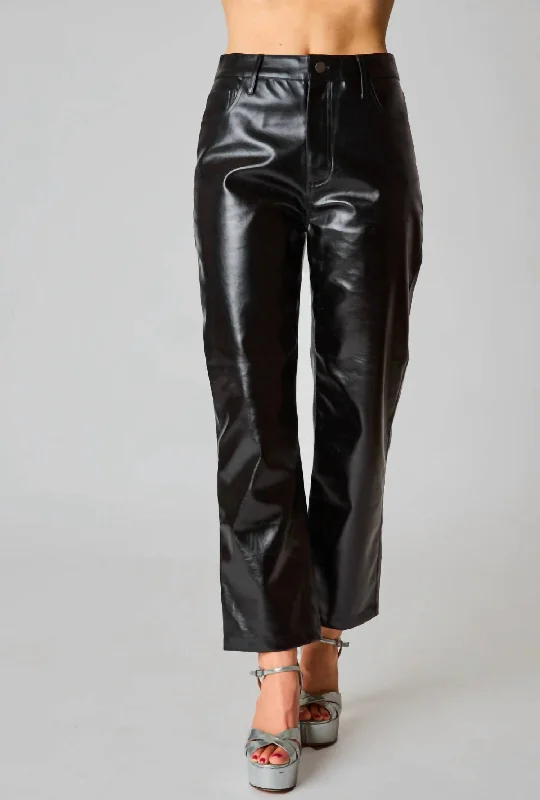 Timeless Elegance High-Rise Pants In Black