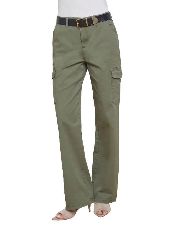 Stylish Savings Channing High Rise Trek Trouser In Clover