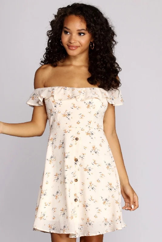 Urban Femme Streetwear Miss Honey Floral Dress