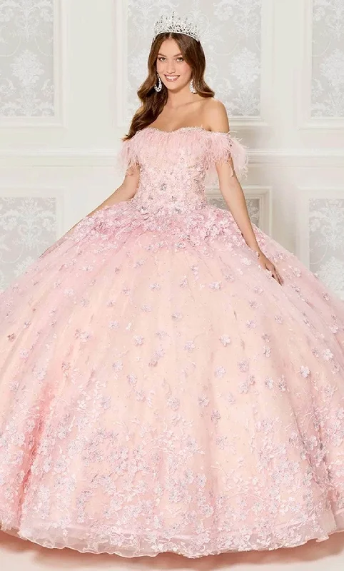 Wardrobe Refresh Princesa by Ariana Vara PR30115 - Feather Off Shoulder Ballgown