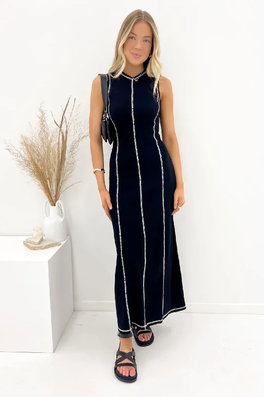 Chic And Trendy Diego Maxi Dress Black