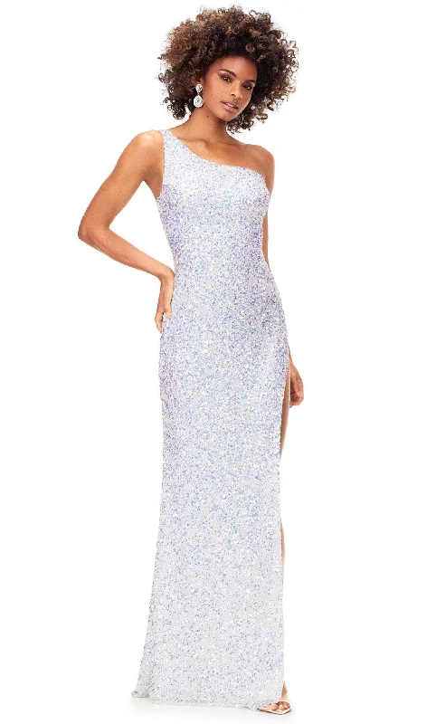 Limited Time Offer Ashley Lauren 11285 - Cutout Back Sequin Prom Gown