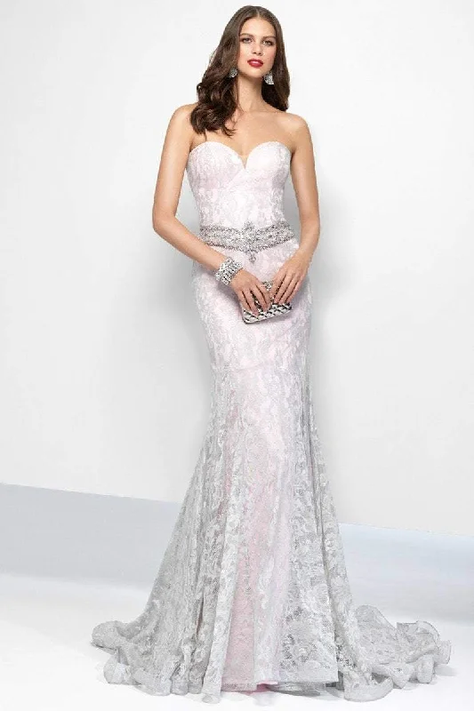 Fashion Forward Alyce Paris 6669 Strapless Sweetheart Lace Mermaid Gown