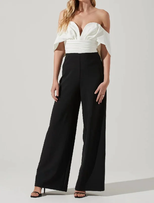 Sale Event, Prices Rock Betania Wide Leg Jumpsuit In Black