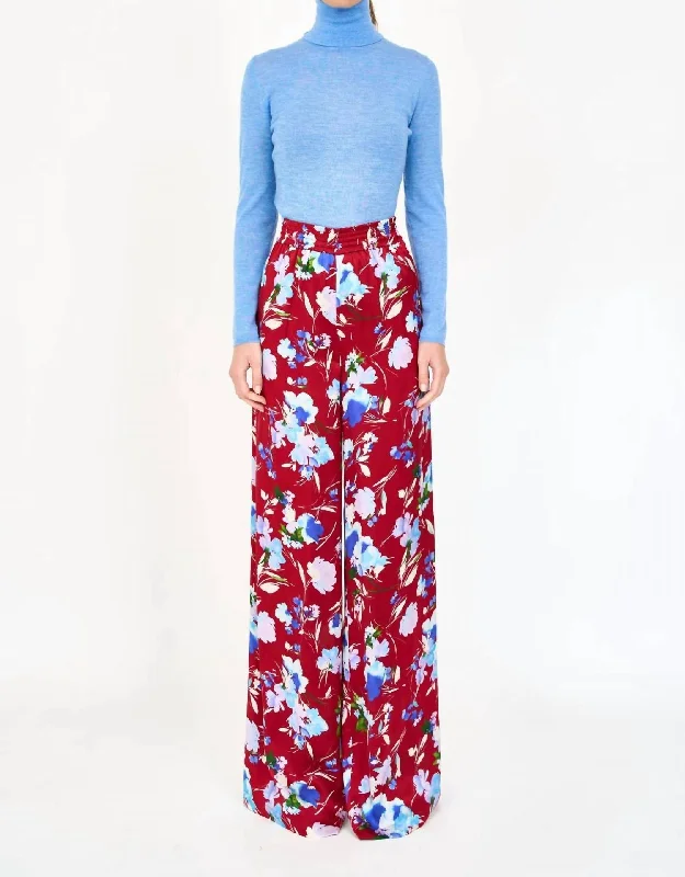 Mega Sales Jade Pant In Crimson Fleur