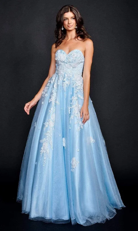 Stylish Statements Nina Canacci - 9137 Strapless Embellished Ballgown