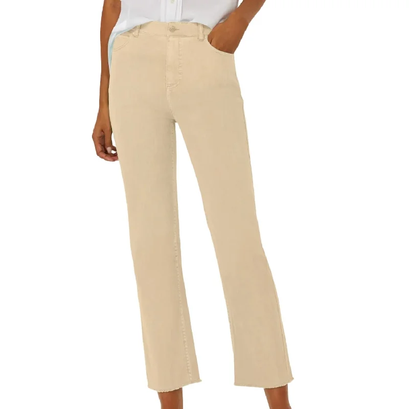 Unleash Your Trendy Side La Cienega Jeans In Sand