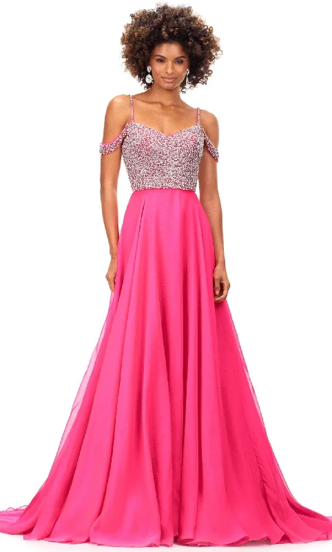 Premium Fashion Ashley Lauren 11253 - Cold Shoulder Prom Gown