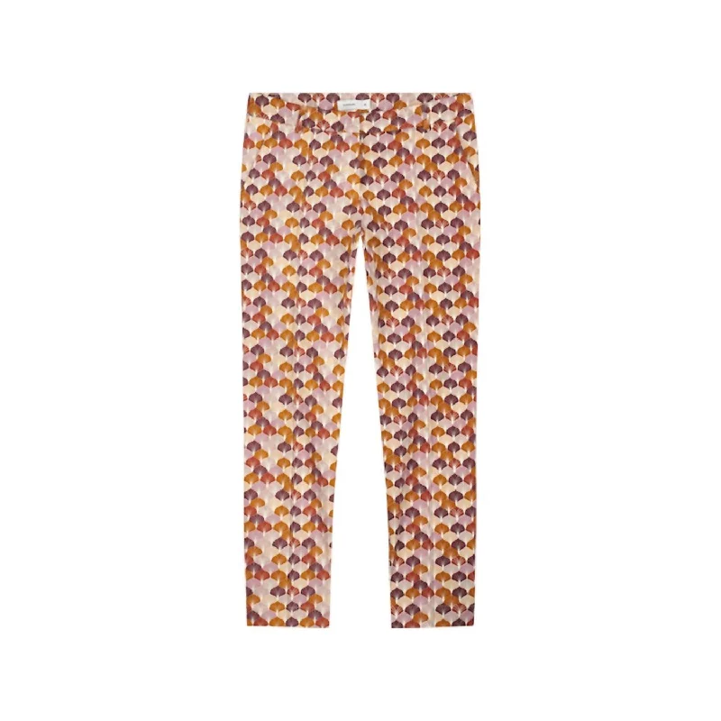 Fast Fashion Favorites Leaves Trouser In Multi