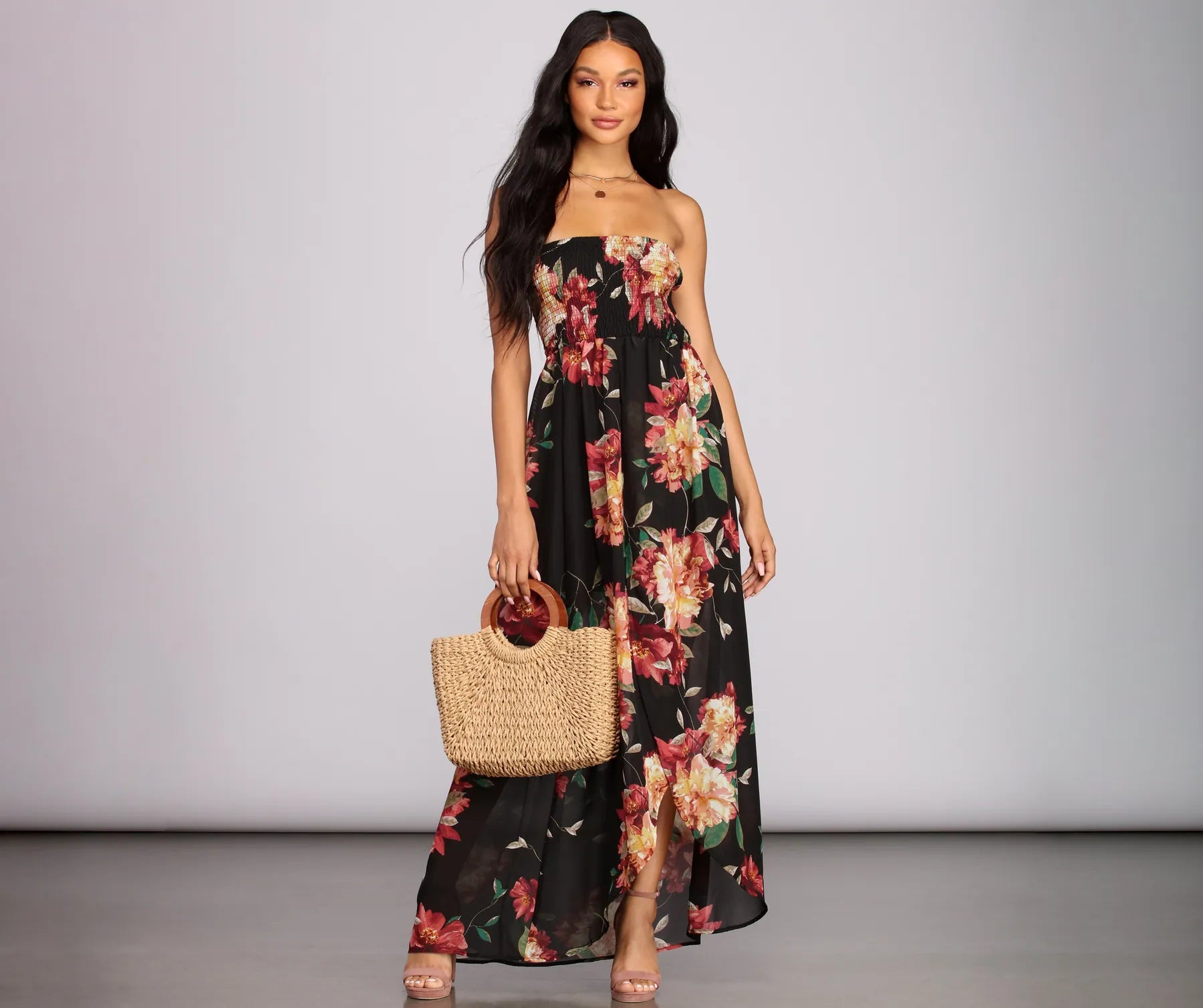 Everyday Wear Flowy In Floral Maxi Dress