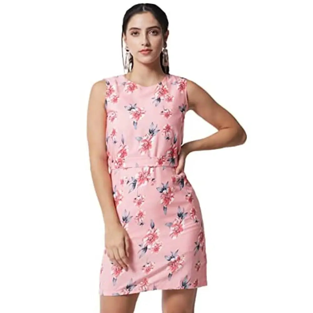 Chic Wardrobe My Swag Women's Floral Print Sheath Dress