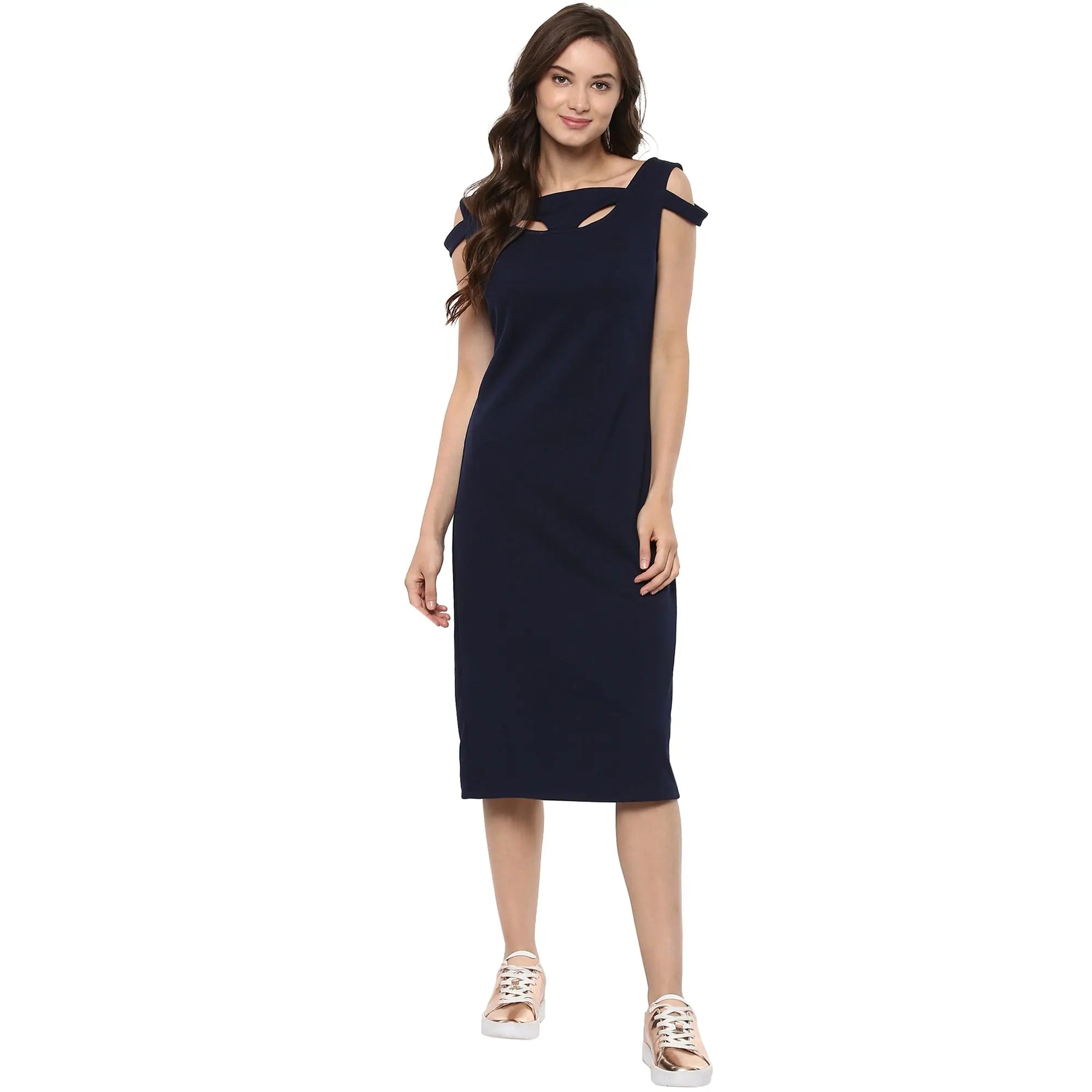 High End Women's Wear Ducati Knit Midi Dress