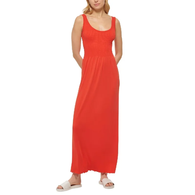 Casual Chic DKNY Jeans Womens Summer Slub Maxi Dress