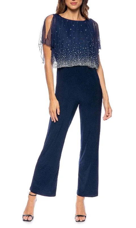 Stylish Looks Marina 268189 - Embellished Popover Jumpsuit