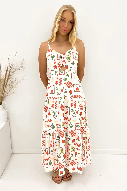 Enjoy Discount Valancia Maxi Dress Print