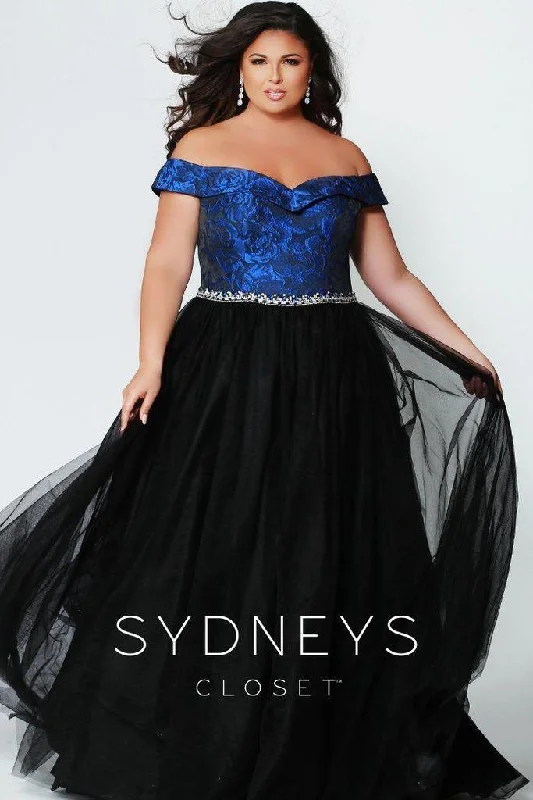 Huge Discounts This Week Sydneys Closet Long Off The Shoulder Tulle Skirt Plus Size Formal Prom Dress