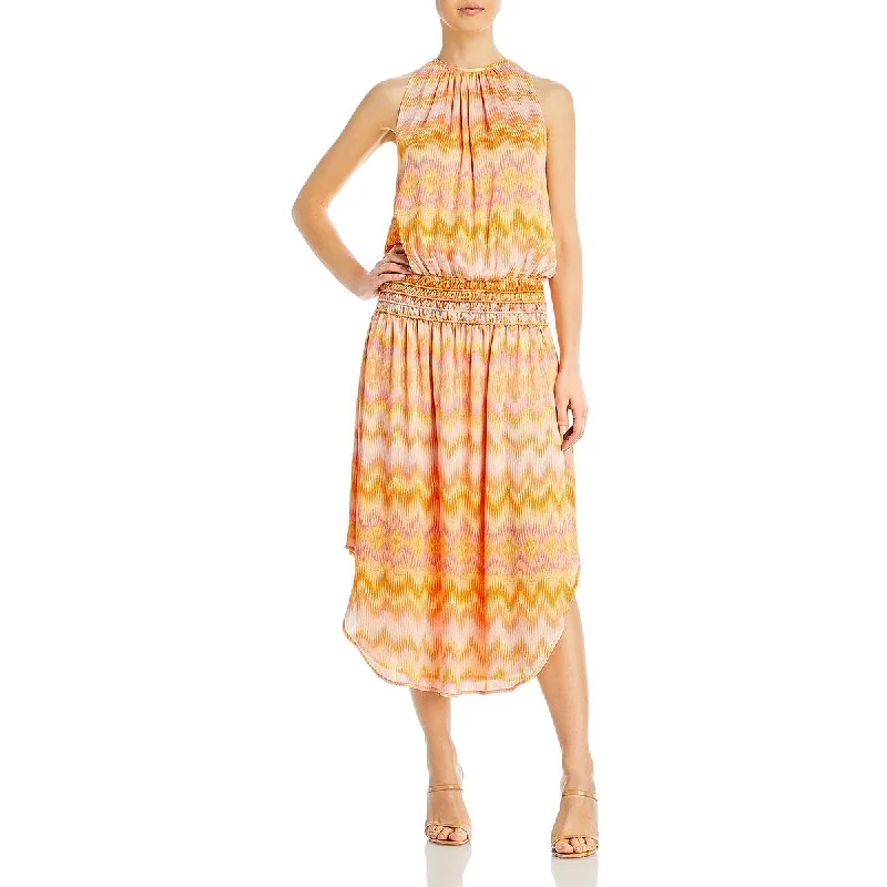 Imeless Style Ramy Brook Womens Smocked Long Maxi Dress