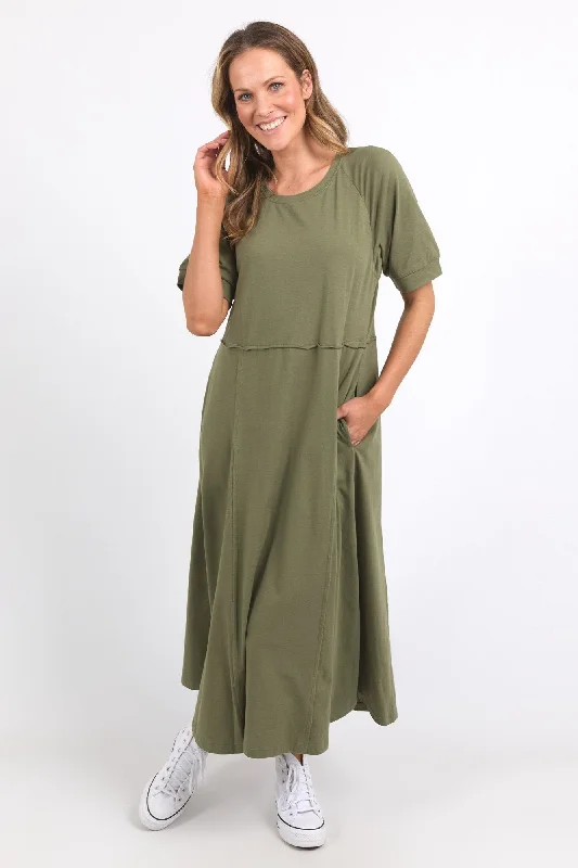 Flash Sale, Don't Miss Elm York Midi Dress Clover