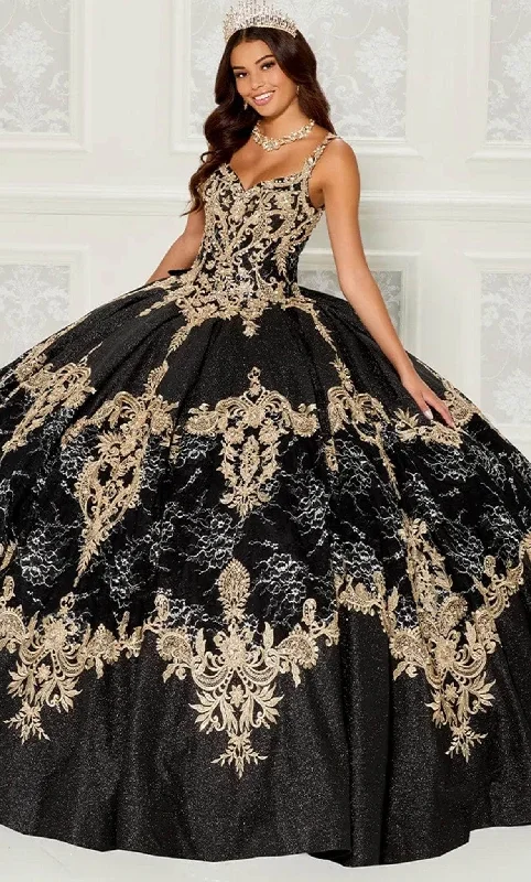 Latest Fashion Princesa by Ariana Vara PR30085 - Gold Embroidered Ballgown