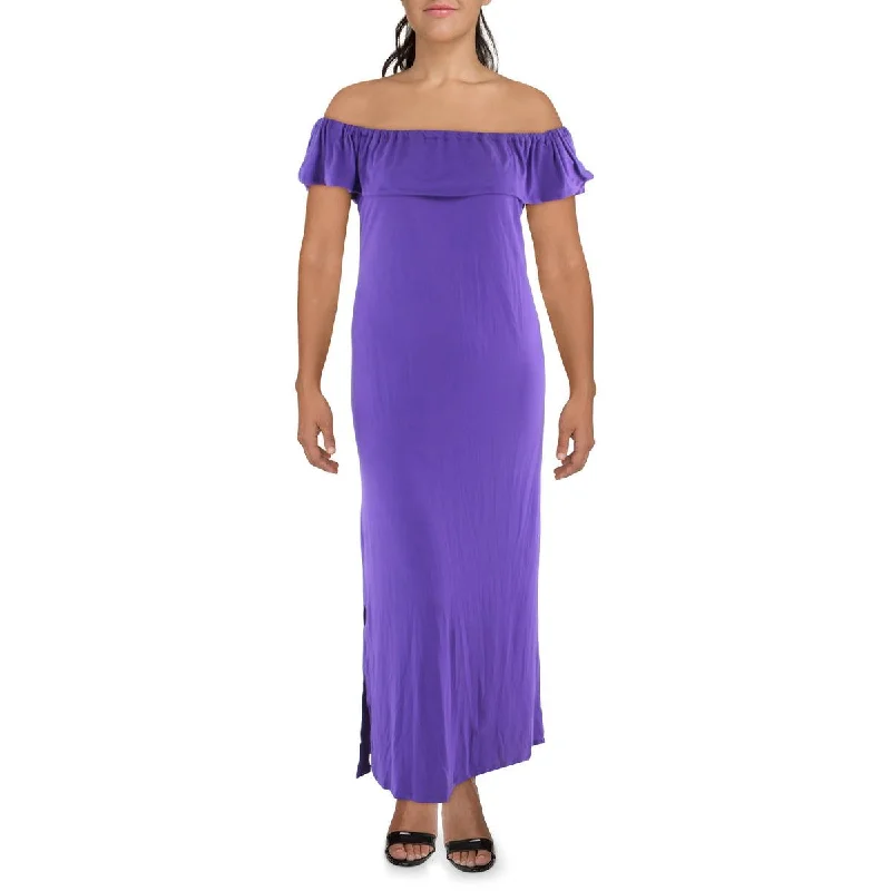 Exclusive Discount 24seven Comfort Apparel Womens Ruched  Maxi Dress