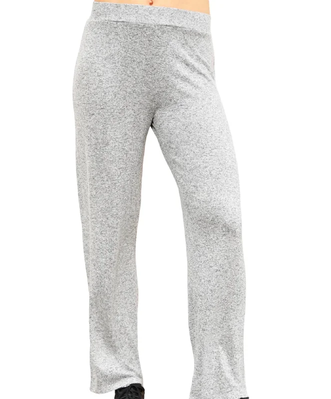 Chic Outfits Solid Lounge Pant In Tin