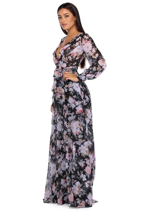 Unleash Your Trend Driven Style Roselyn Floral Romance Dress