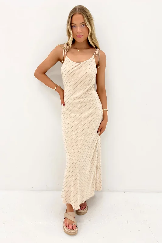 Crazy Discounts, Hurry Up Isla Maxi Dress Natural