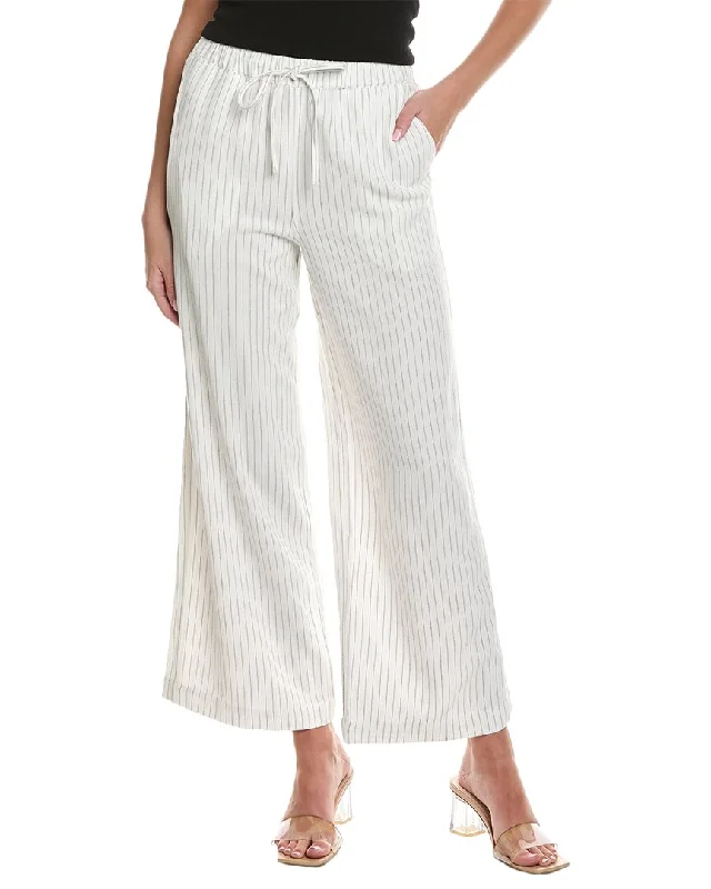 Stylish Statements Crystal Kobe Drawstring Linen-Blend Pant