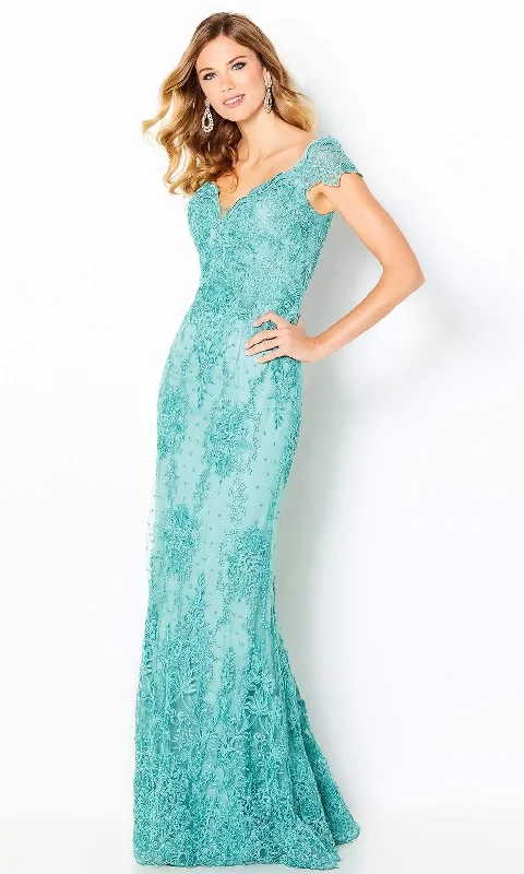 Pastel Styles Cameron Blake - 220631 Lace Mermaid Mother of the Bride Gown