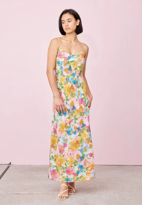 Best Online Boutiques Emelie Silk Slip -Lolly Floral