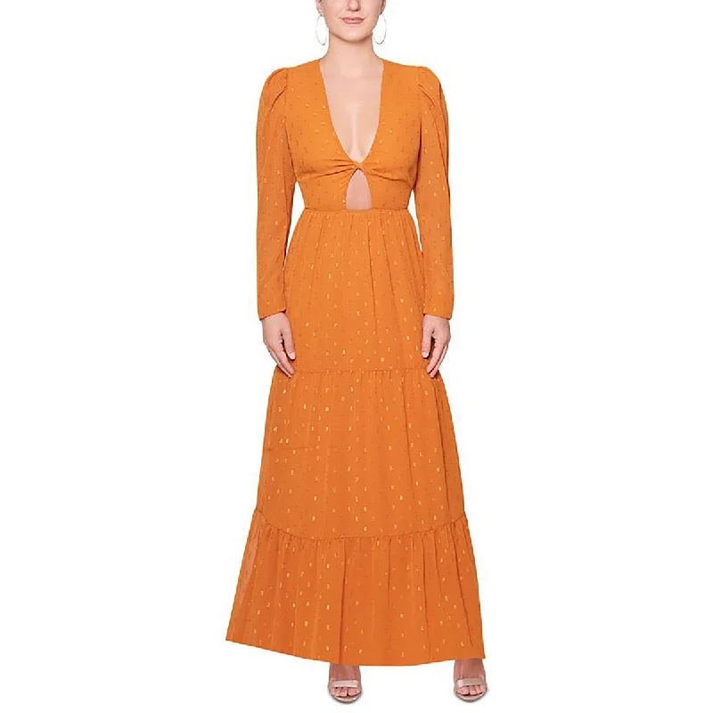 Wardrobe Essentials Rachel Rachel Roy Womens Tiered Long Maxi Dress