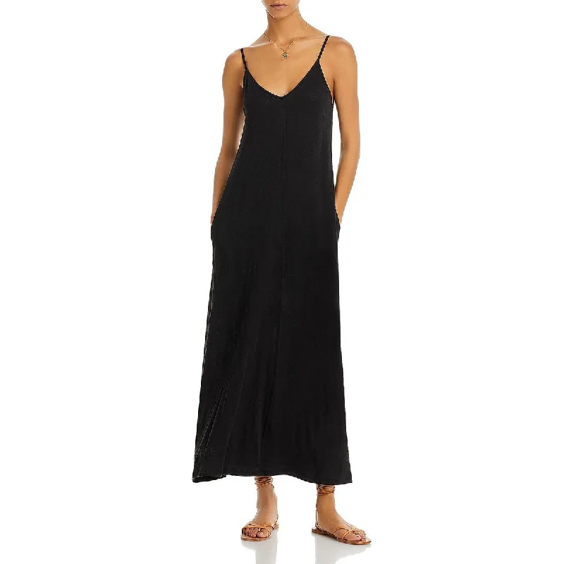 Trendy Urban Attire ATM Womens Tank Slub Knit Maxi Dress