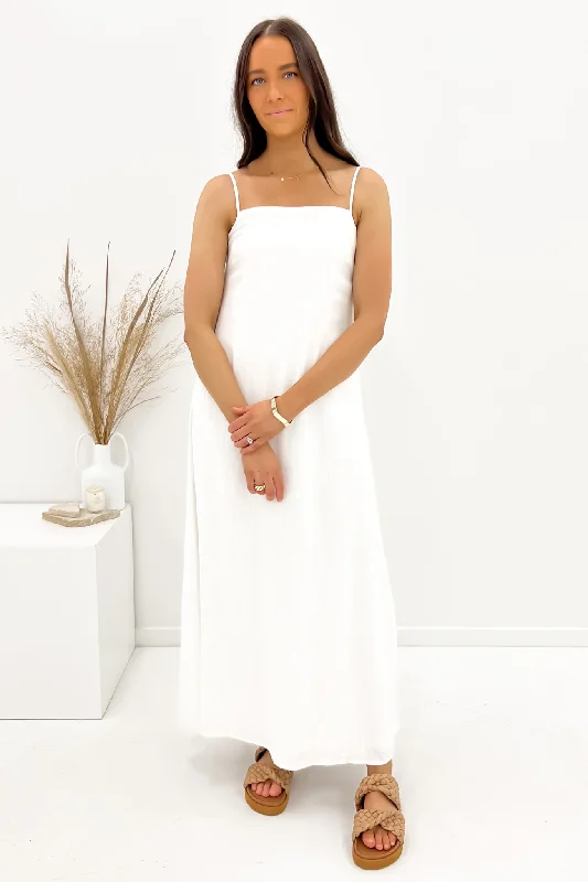 Versatile Wardrobe Essentials Viktor Maxi Dress White