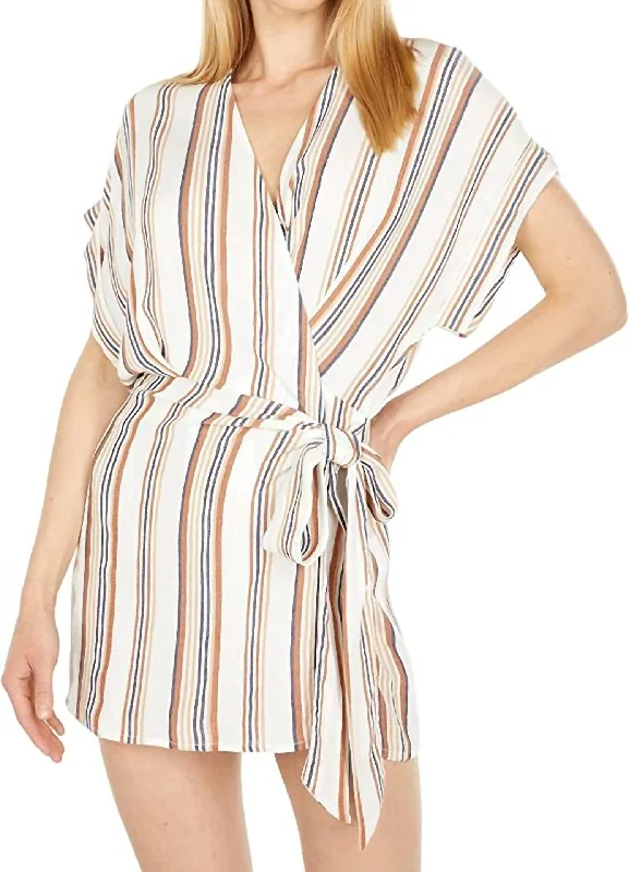 The Epitome Of Modern Women's Fashion Ivy Romper In Dune