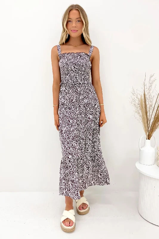 Comfort First Women's Wear Mika Maxi Dress Print