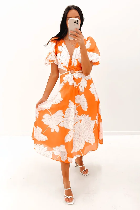 Fashionista Favorites Nicole Maxi Dress Orange