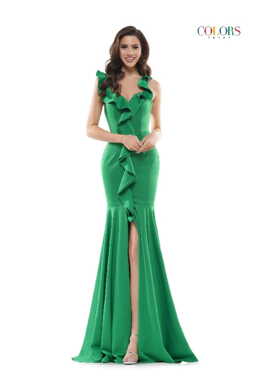 Day To Night Styles Colors 2386 Colors Long Formal Mermaid Fit Prom Dress