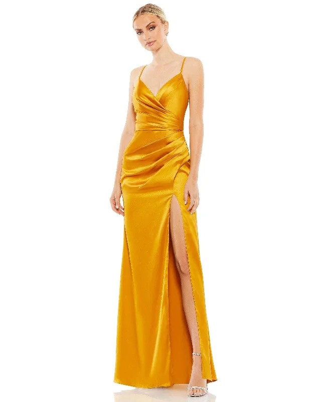 Flash Sale, Don't Miss Mac Duggal 26585 Long Spaghetti Strap Prom Dress