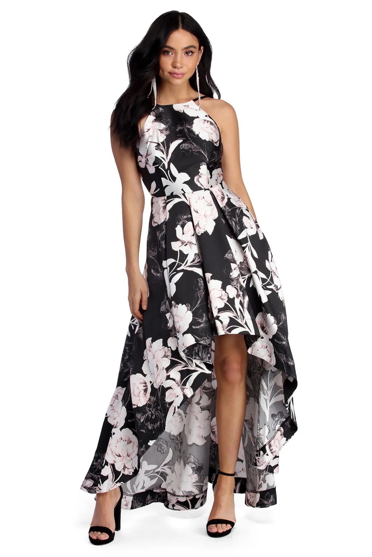 Valentine's Special Camilla Floral High Low Dress