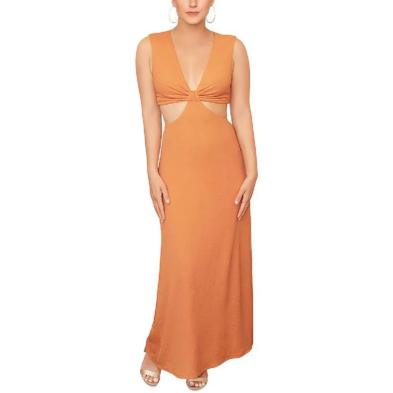 Unbeatable Prices Rachel Rachel Roy Womens V-Neck Cut-Out Maxi Dress