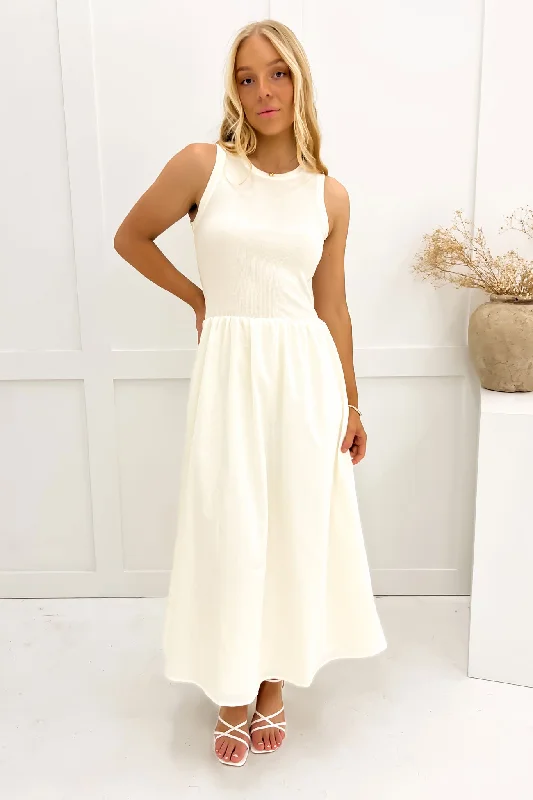 Snag Fabulous Fashion Bargains Kiho Maxi Dress Cream