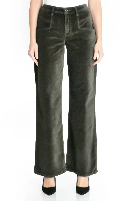 Comfortable Clothes Defazio Pant In Deep Sage