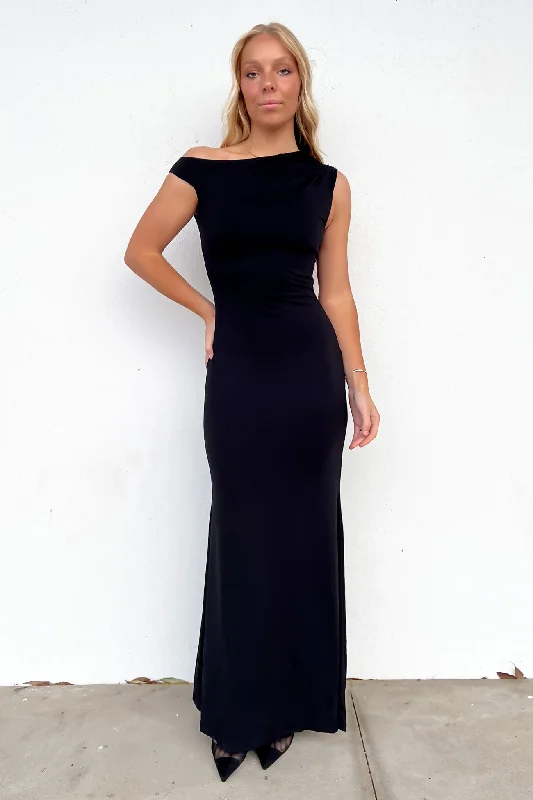 Valentine's Special Penelope Maxi Dress Black