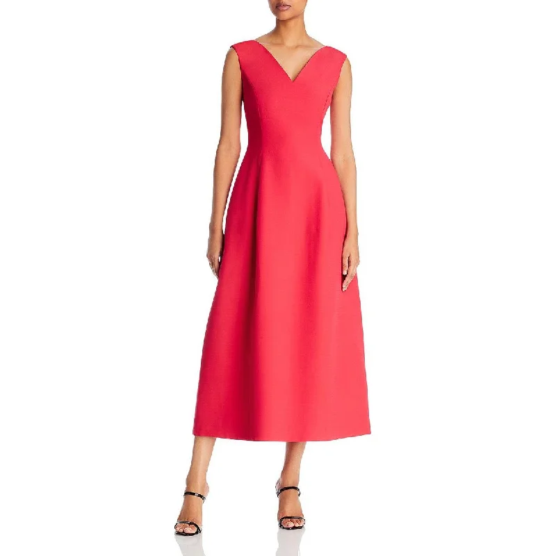 Versatile Outfits Lafayette 148 New York Womens Panel Sleeveless Maxi Dress