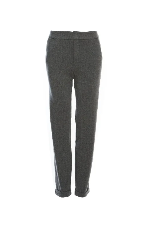 Chic Trends For The Fashion Savvy Women's Presidio Cuffed Trouser In Grey